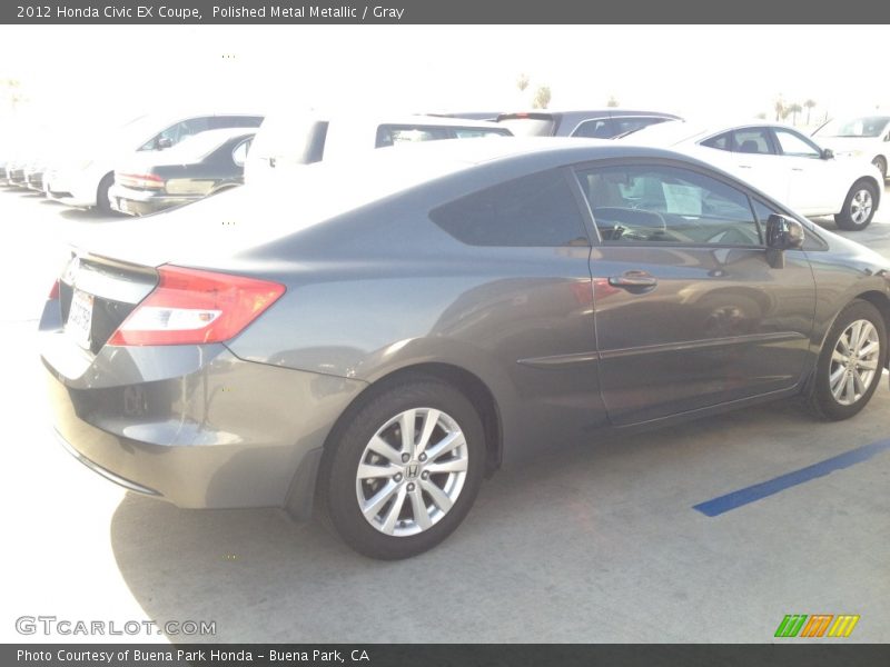 Polished Metal Metallic / Gray 2012 Honda Civic EX Coupe