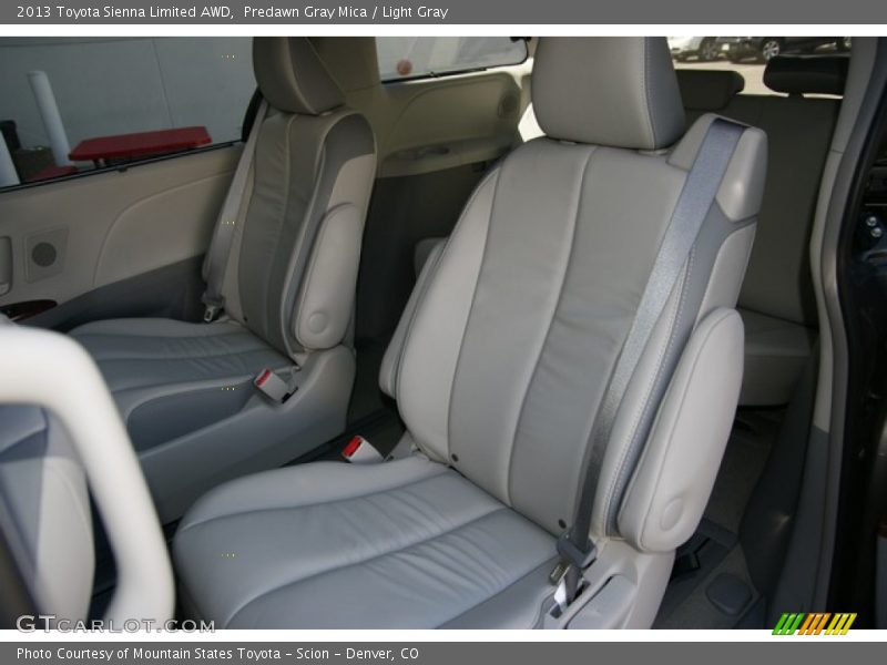 Predawn Gray Mica / Light Gray 2013 Toyota Sienna Limited AWD