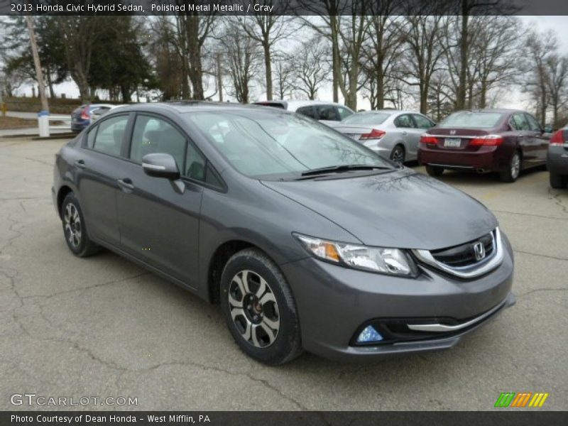 Front 3/4 View of 2013 Civic Hybrid Sedan