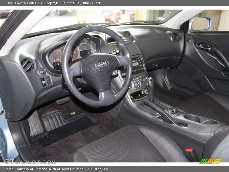  2005 Celica GT Black/Red Interior