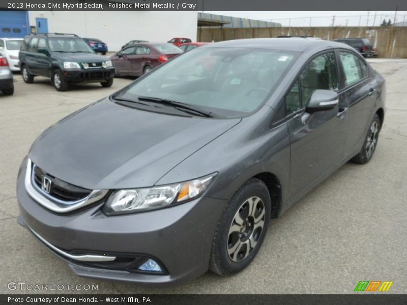 Front 3/4 View of 2013 Civic Hybrid Sedan