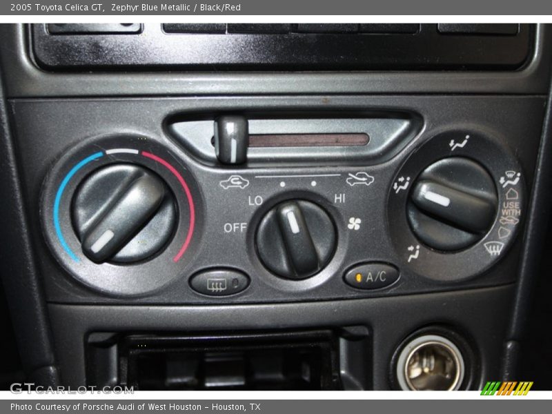 Controls of 2005 Celica GT