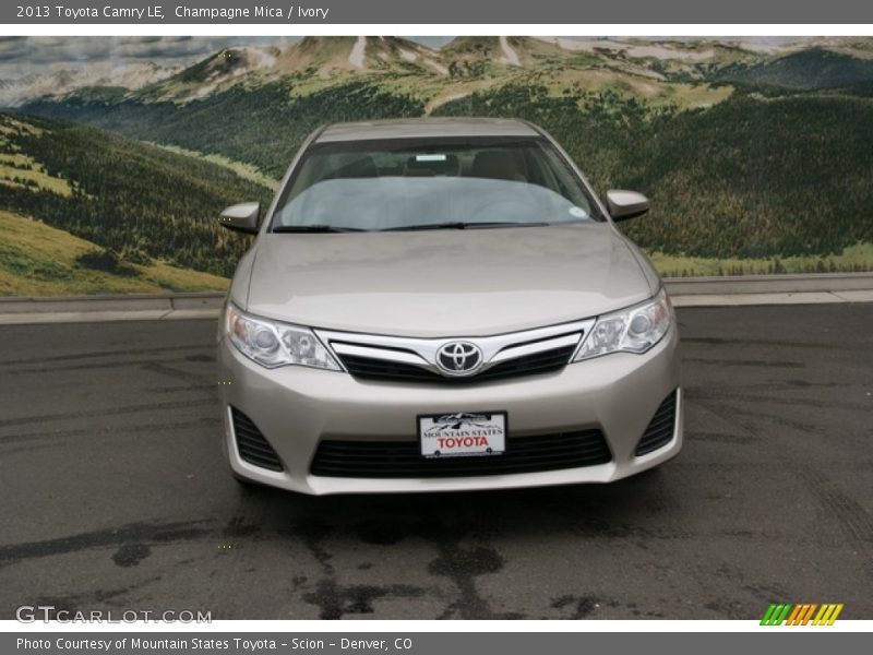 Champagne Mica / Ivory 2013 Toyota Camry LE