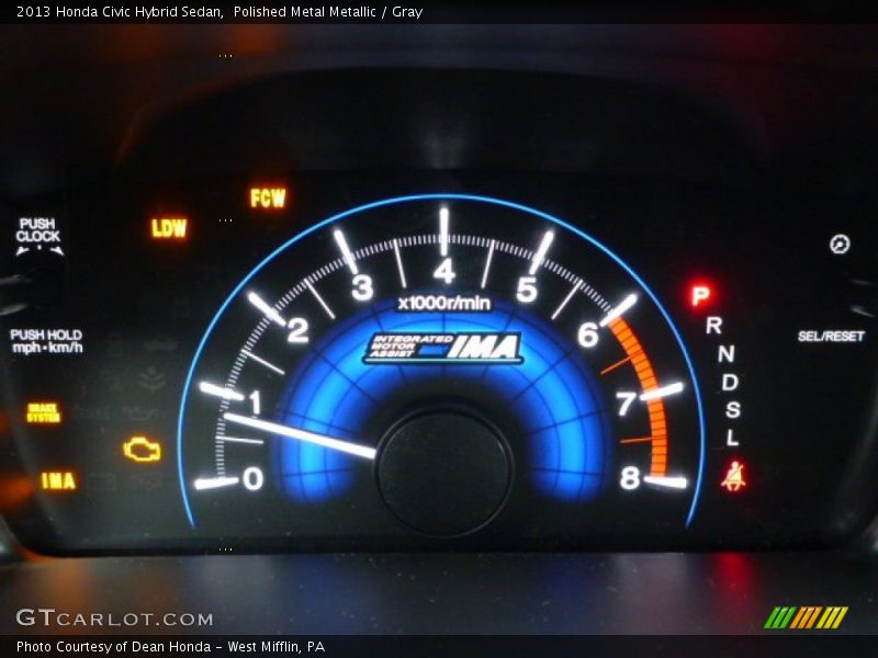  2013 Civic Hybrid Sedan Hybrid Sedan Gauges