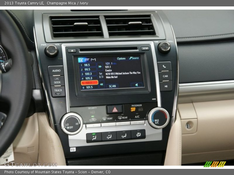 Champagne Mica / Ivory 2013 Toyota Camry LE