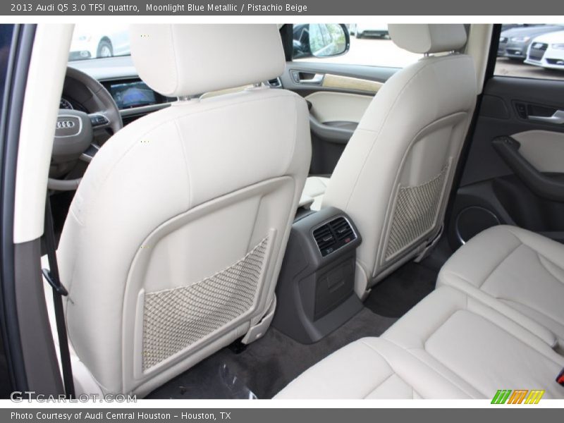 Moonlight Blue Metallic / Pistachio Beige 2013 Audi Q5 3.0 TFSI quattro