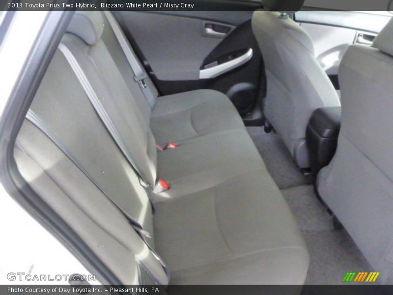 Blizzard White Pearl / Misty Gray 2013 Toyota Prius Two Hybrid