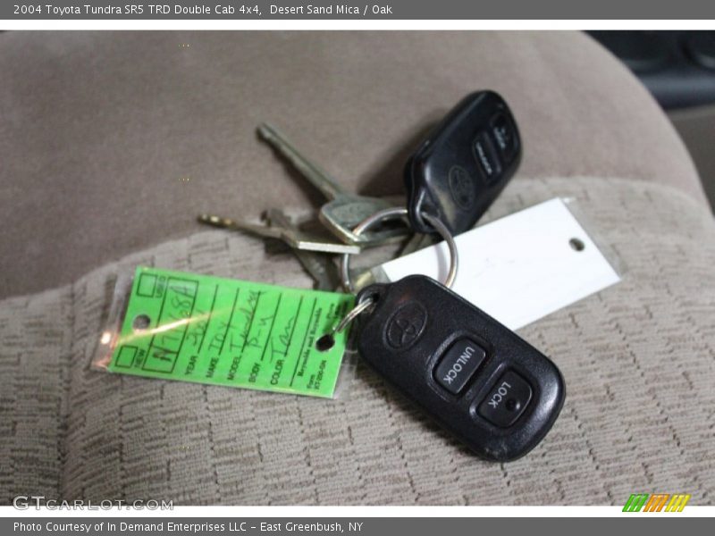 Keys of 2004 Tundra SR5 TRD Double Cab 4x4