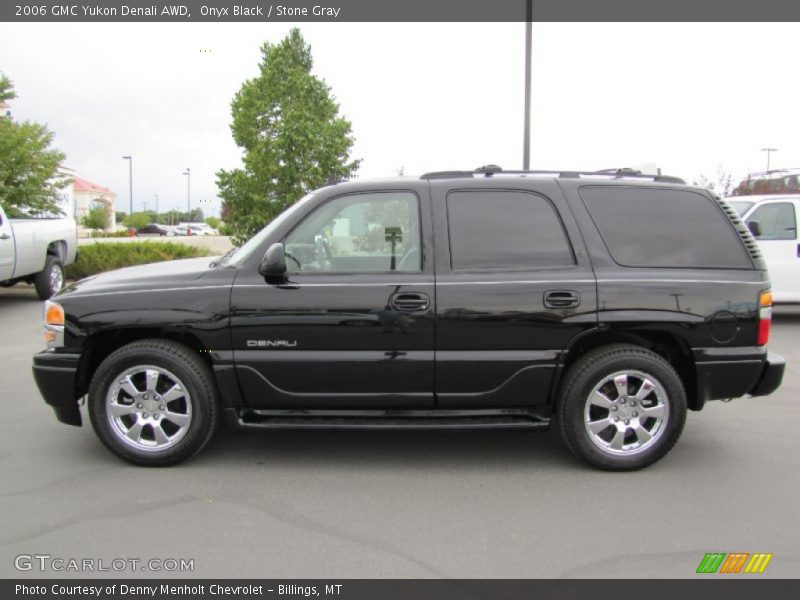 Onyx Black / Stone Gray 2006 GMC Yukon Denali AWD