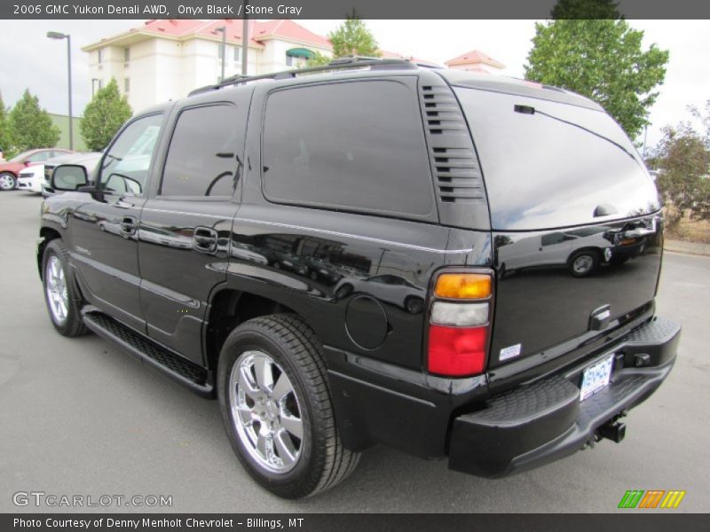 Onyx Black / Stone Gray 2006 GMC Yukon Denali AWD