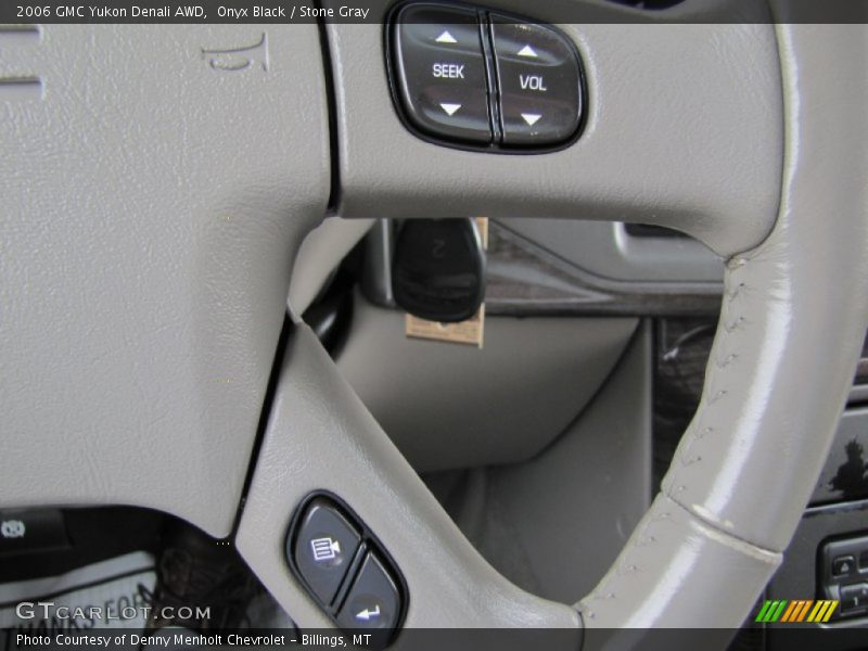 Onyx Black / Stone Gray 2006 GMC Yukon Denali AWD