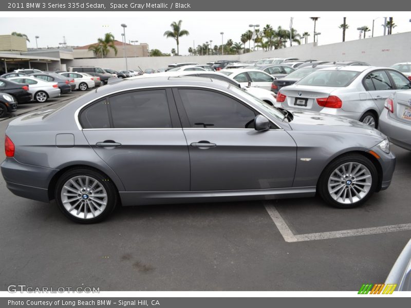Space Gray Metallic / Black 2011 BMW 3 Series 335d Sedan