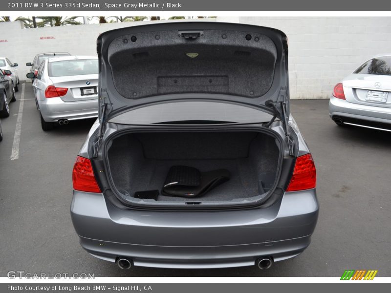 Space Gray Metallic / Black 2011 BMW 3 Series 335d Sedan