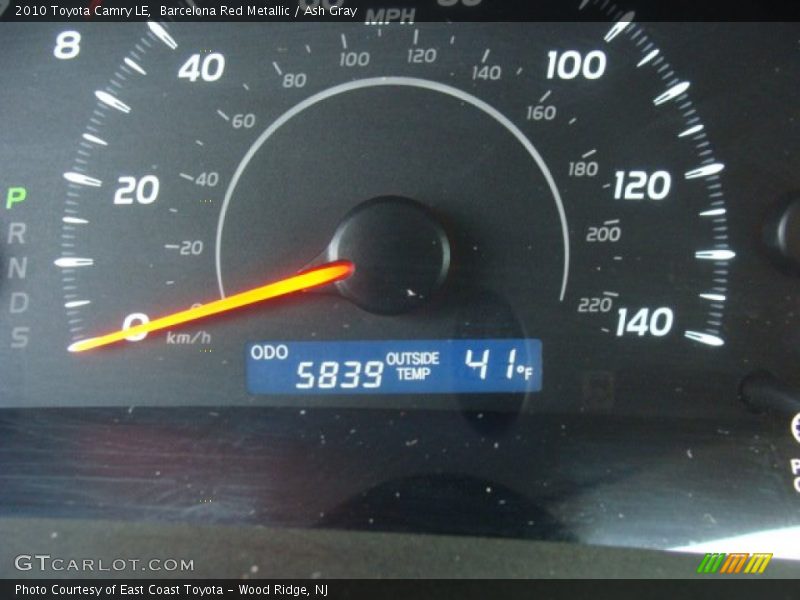 Barcelona Red Metallic / Ash Gray 2010 Toyota Camry LE
