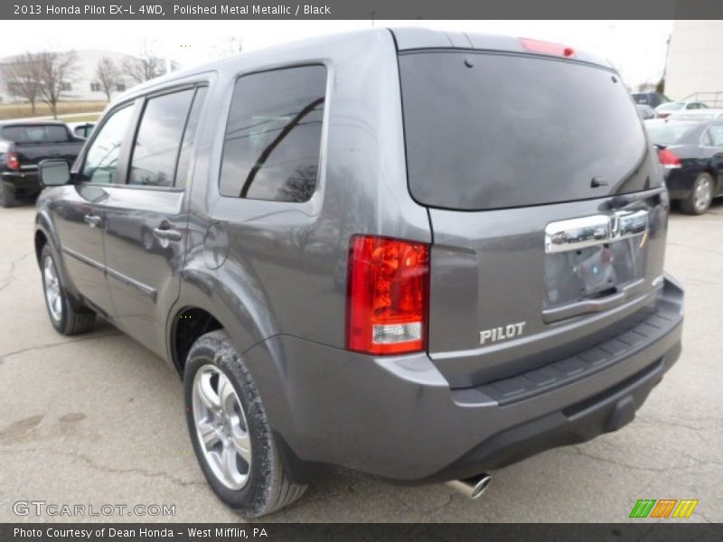 Polished Metal Metallic / Black 2013 Honda Pilot EX-L 4WD