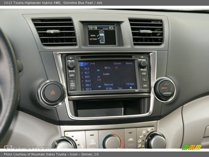 Controls of 2013 Highlander Hybrid 4WD