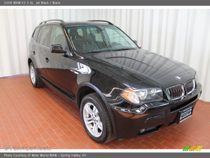 Jet Black / Black 2006 BMW X3 3.0i