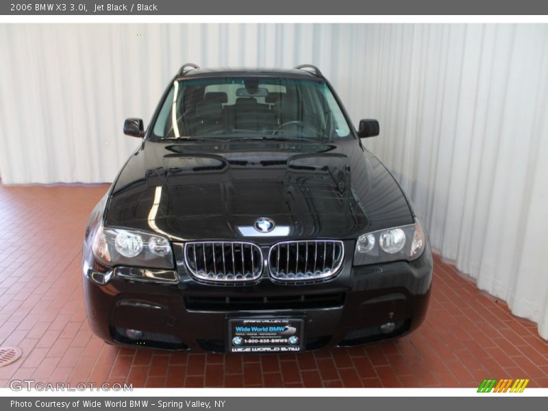 Jet Black / Black 2006 BMW X3 3.0i