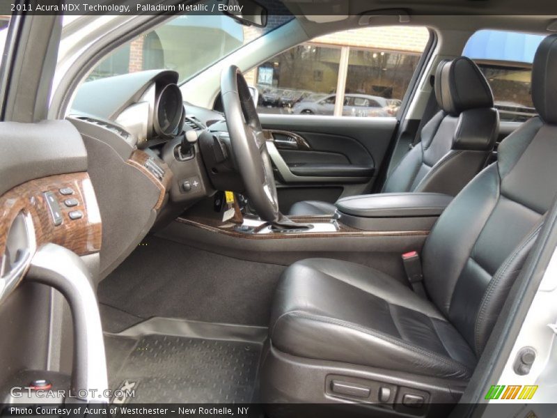 Palladium Metallic / Ebony 2011 Acura MDX Technology