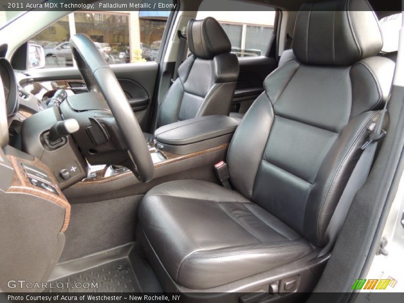 Palladium Metallic / Ebony 2011 Acura MDX Technology