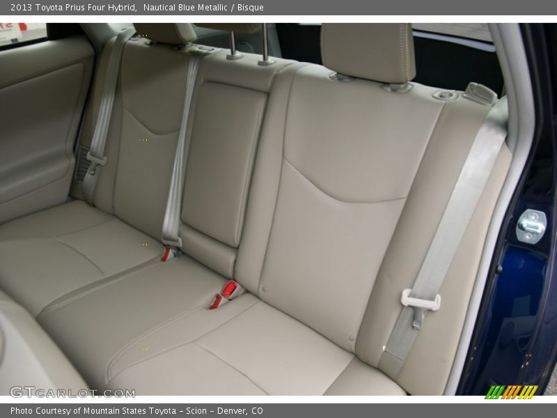 Nautical Blue Metallic / Bisque 2013 Toyota Prius Four Hybrid
