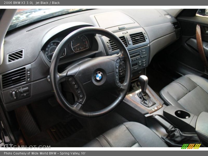 Jet Black / Black 2006 BMW X3 3.0i