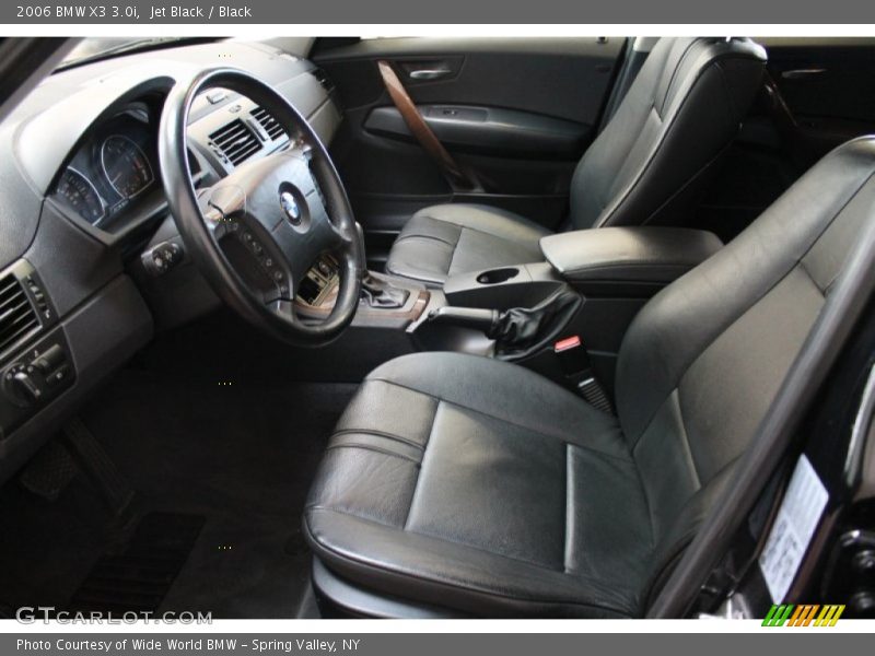 Jet Black / Black 2006 BMW X3 3.0i