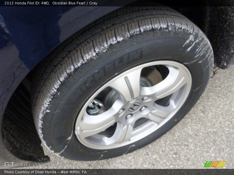 Obsidian Blue Pearl / Gray 2013 Honda Pilot EX 4WD