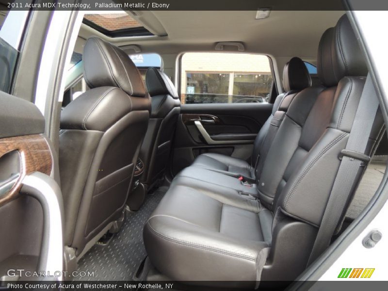 Palladium Metallic / Ebony 2011 Acura MDX Technology