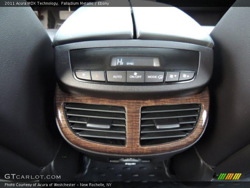 Palladium Metallic / Ebony 2011 Acura MDX Technology