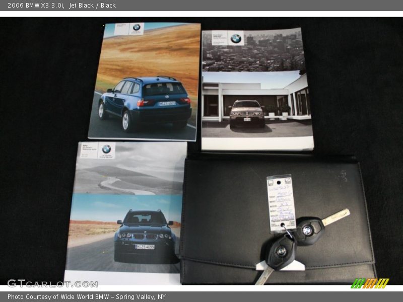 Jet Black / Black 2006 BMW X3 3.0i