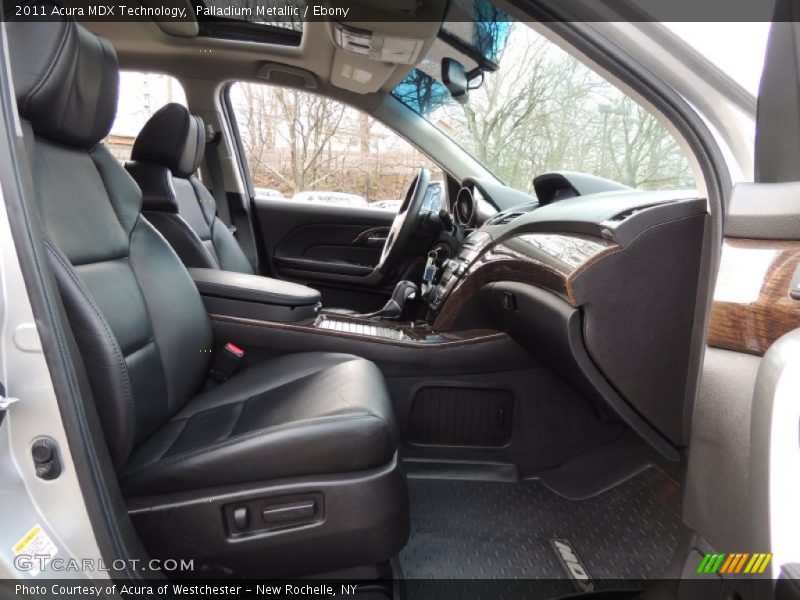 Palladium Metallic / Ebony 2011 Acura MDX Technology