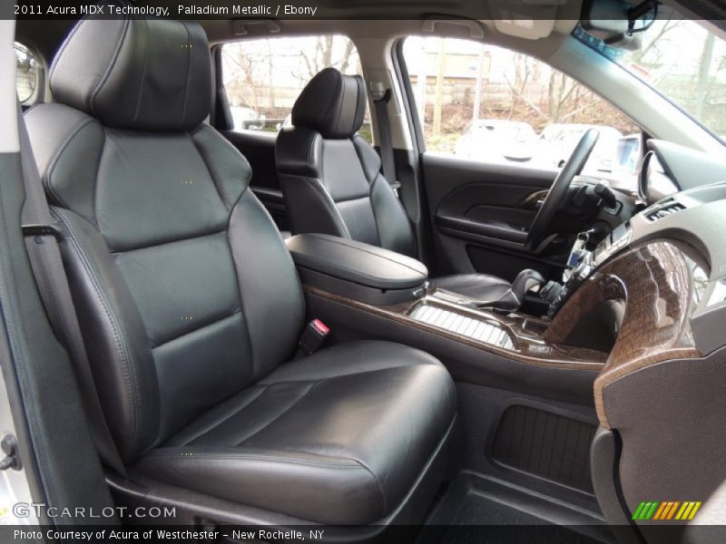 Palladium Metallic / Ebony 2011 Acura MDX Technology