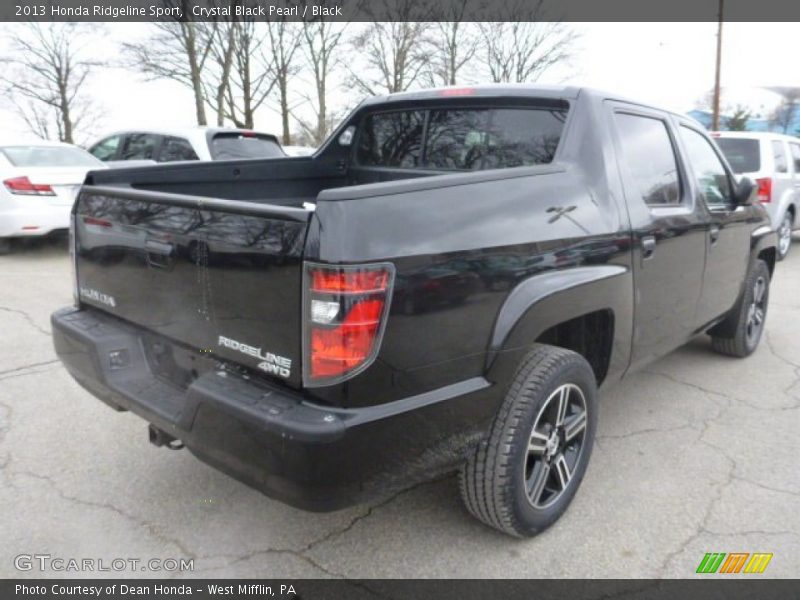 Crystal Black Pearl / Black 2013 Honda Ridgeline Sport