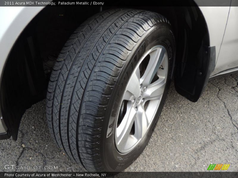Palladium Metallic / Ebony 2011 Acura MDX Technology