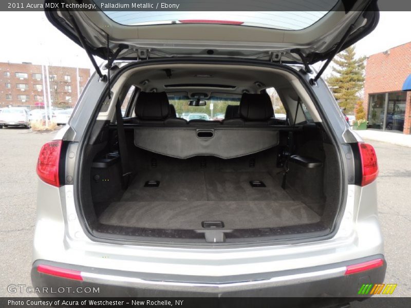 Palladium Metallic / Ebony 2011 Acura MDX Technology