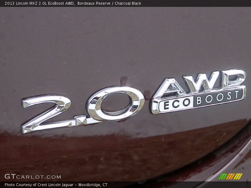 Bordeaux Reserve / Charcoal Black 2013 Lincoln MKZ 2.0L EcoBoost AWD
