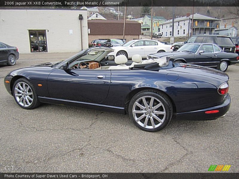 Pacific Blue Metallic / Cashmere 2006 Jaguar XK XK8 Convertible