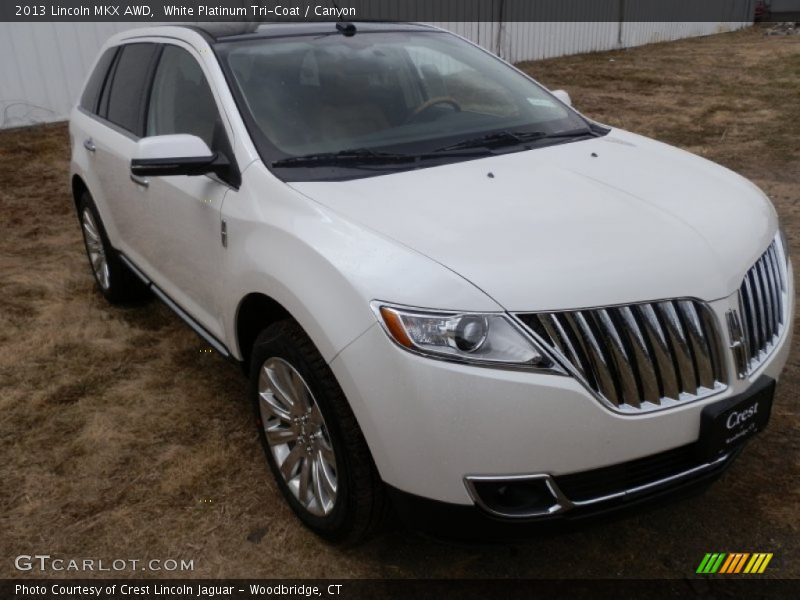 White Platinum Tri-Coat / Canyon 2013 Lincoln MKX AWD