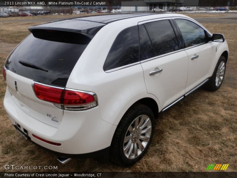 White Platinum Tri-Coat / Canyon 2013 Lincoln MKX AWD