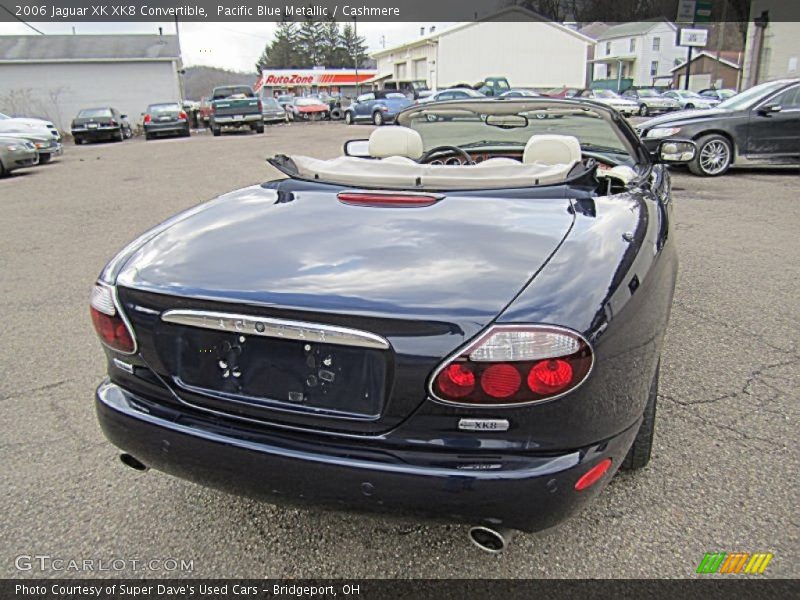 Pacific Blue Metallic / Cashmere 2006 Jaguar XK XK8 Convertible