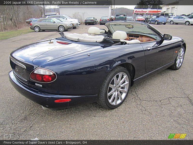 Pacific Blue Metallic / Cashmere 2006 Jaguar XK XK8 Convertible