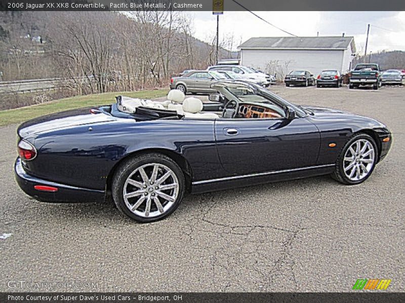 Pacific Blue Metallic / Cashmere 2006 Jaguar XK XK8 Convertible