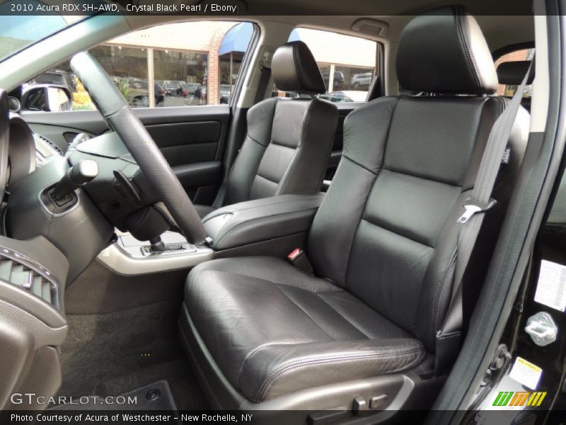 Front Seat of 2010 RDX SH-AWD
