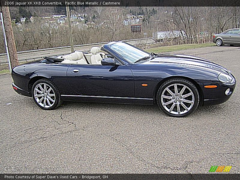 Pacific Blue Metallic / Cashmere 2006 Jaguar XK XK8 Convertible