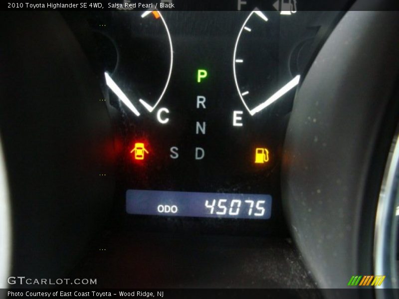 Salsa Red Pearl / Black 2010 Toyota Highlander SE 4WD