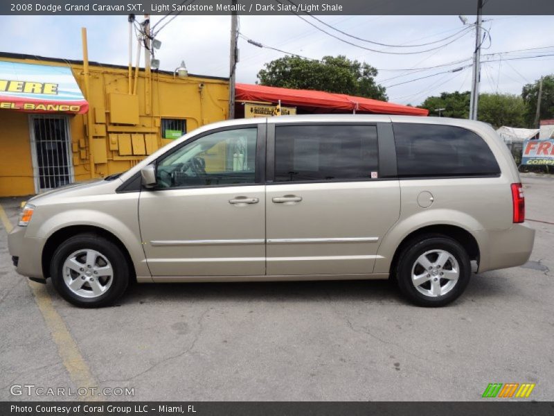 Light Sandstone Metallic / Dark Slate/Light Shale 2008 Dodge Grand Caravan SXT