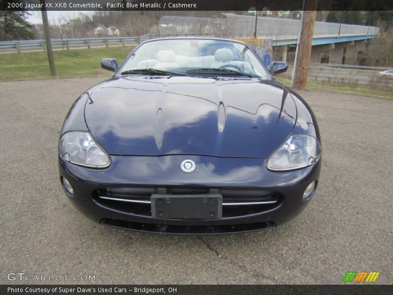 Pacific Blue Metallic / Cashmere 2006 Jaguar XK XK8 Convertible