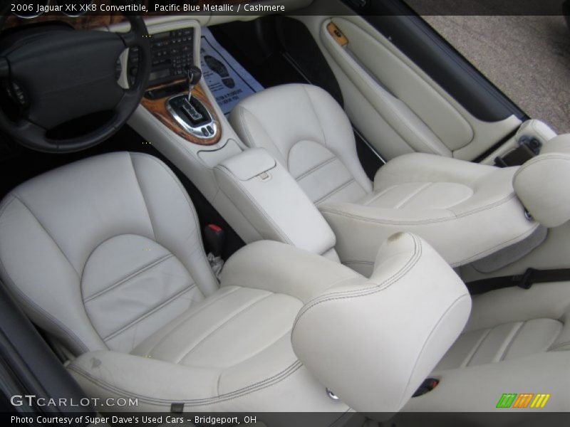 Pacific Blue Metallic / Cashmere 2006 Jaguar XK XK8 Convertible