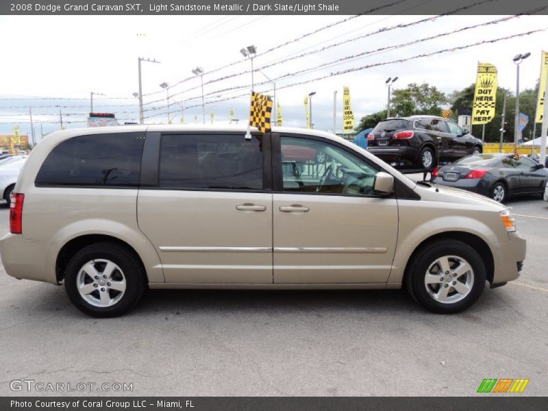 Light Sandstone Metallic / Dark Slate/Light Shale 2008 Dodge Grand Caravan SXT